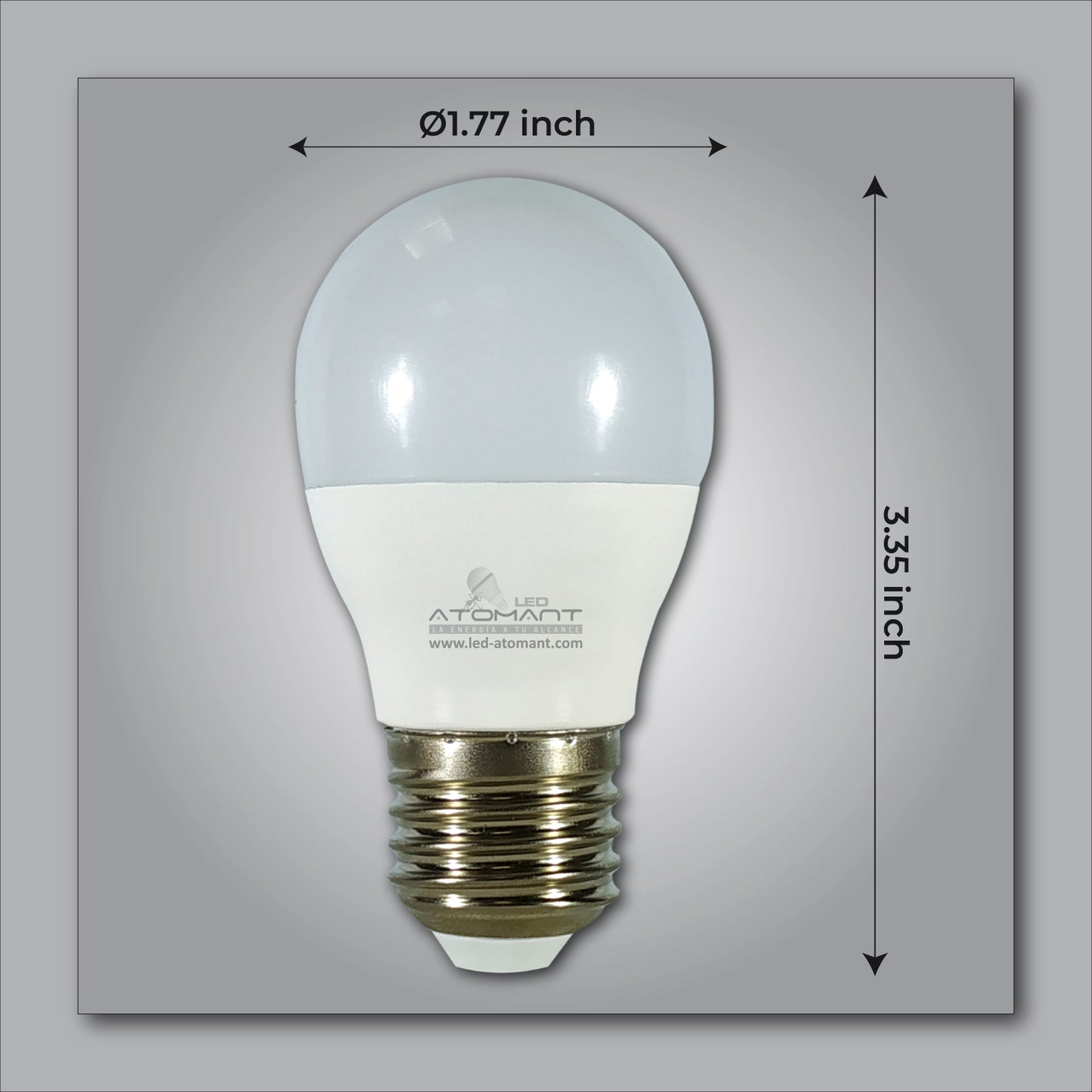 6 Pack A15 LED Bulb 9W 800 Lumens, 5000K Daylight Bright White, 110V Small Light E26 Base