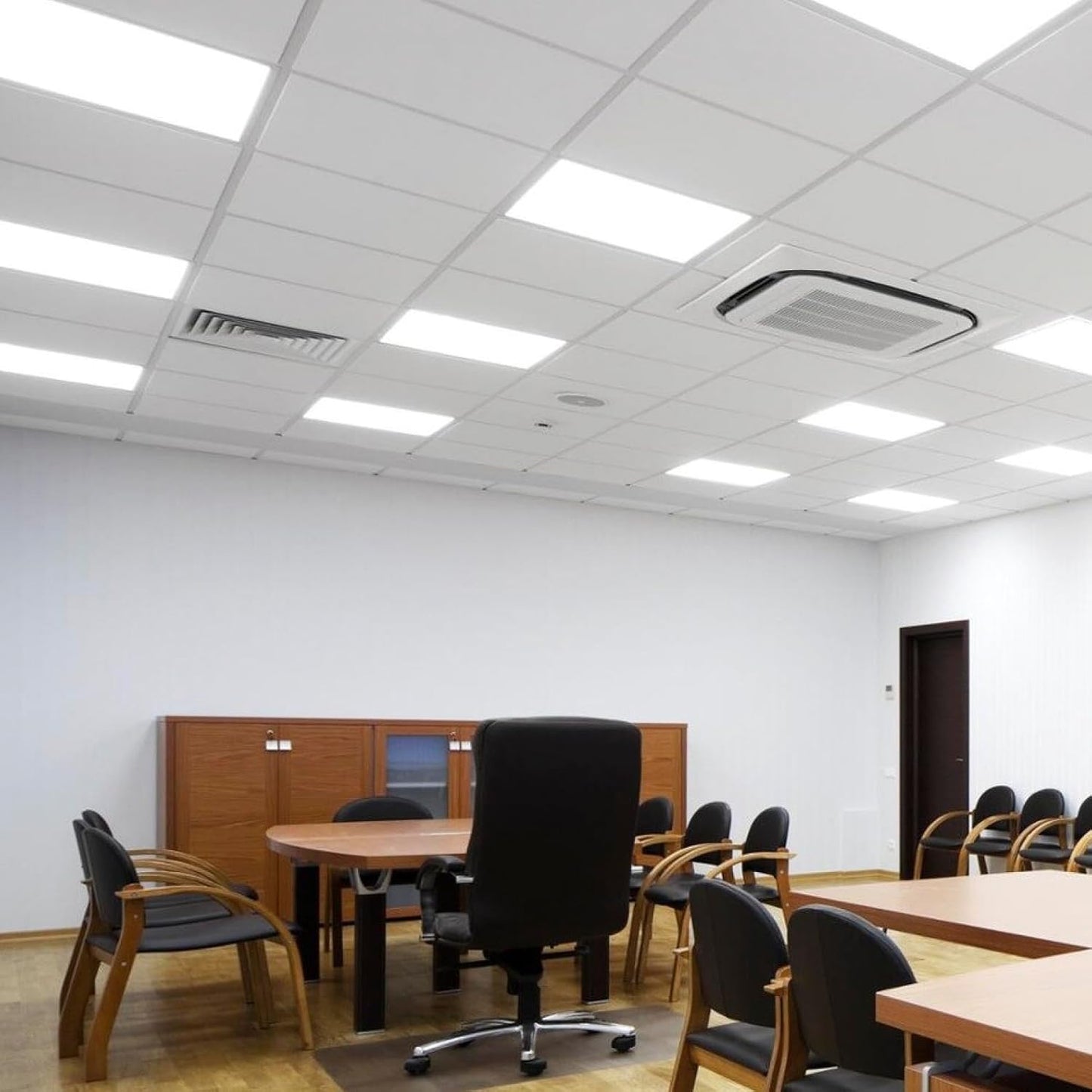 2 Pack 2x2 LED Flat Recessed Panel Light 48W 5000LM, 5 CCT Selectable