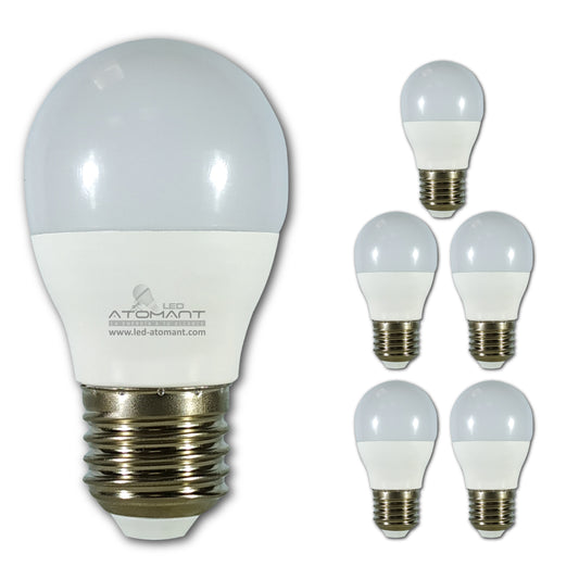 6 Pack A15 LED Bulb 9W 800 Lumens, 5000K Daylight Bright White, 110V Small Light E26 Base