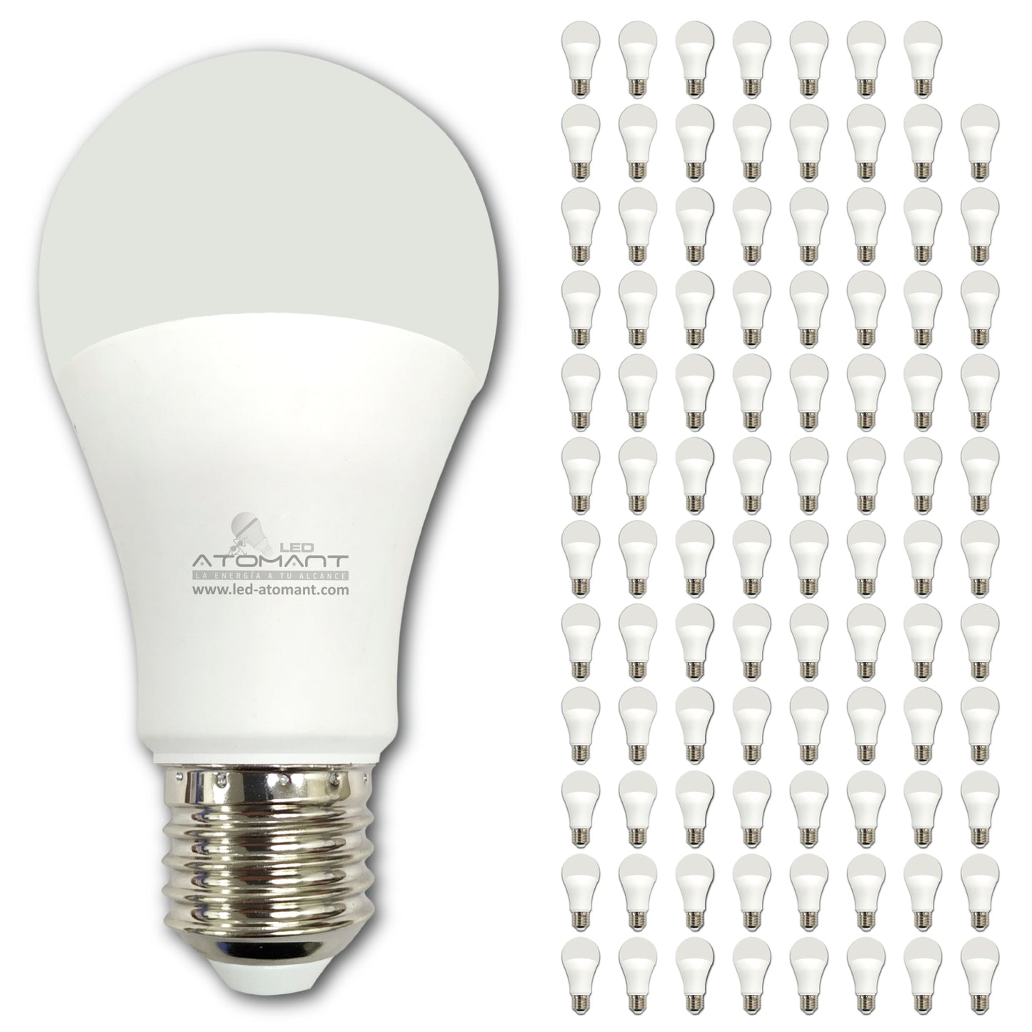 96 Pack A19 LED Bulb 9W 800 Lumens, 2700K Daylight Bright White, 110V E26 Base