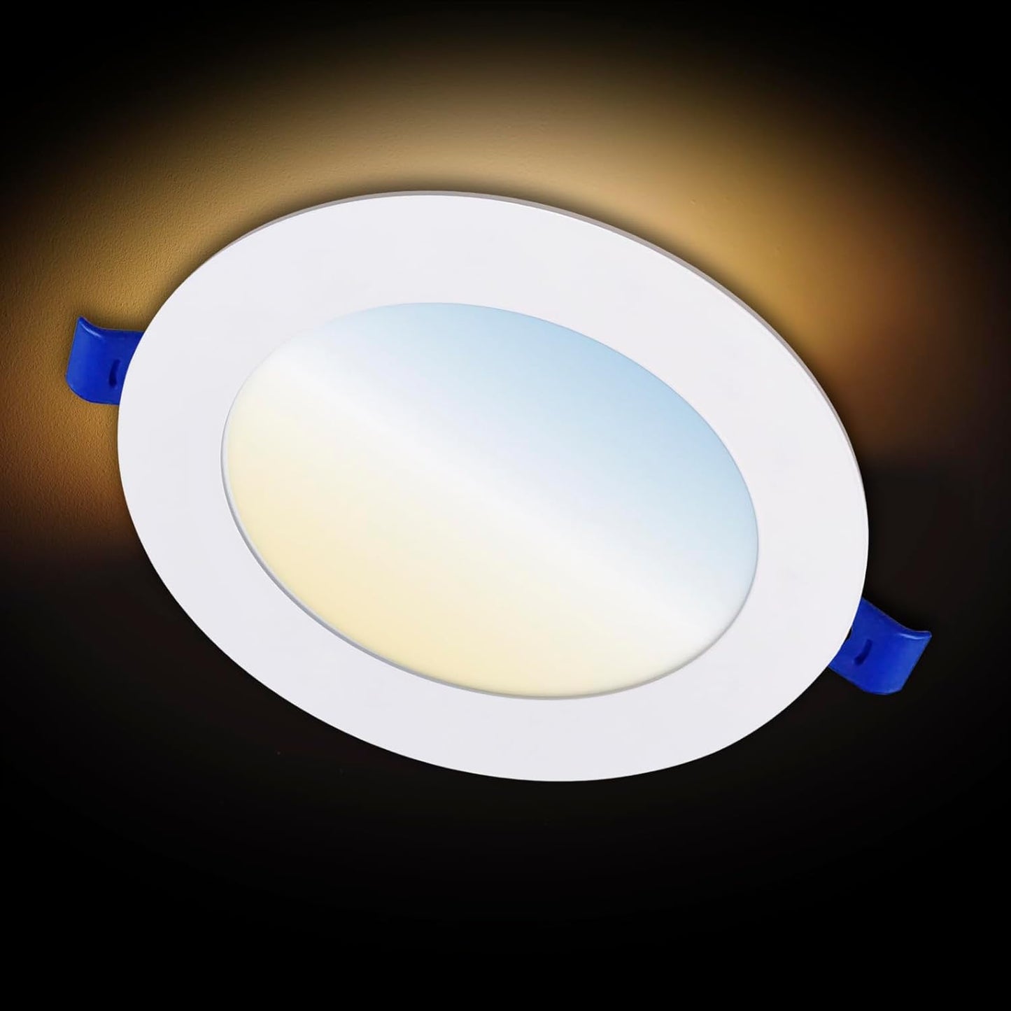 2 Pack 4 Inch LED Recessed Ceiling Light with Junction Box - Dimmable Can less Downlight
